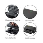 Electronice si Electrocasnice - Electrocasnice bucatarie - Aparate de gatit & desert - Aparate de gatit cu aburi - Aparat electric pentru 4 rulouri cu carnati sau placinte umplute in acelasi timp, RAF R529, 800 W, negru - Infinity.ro