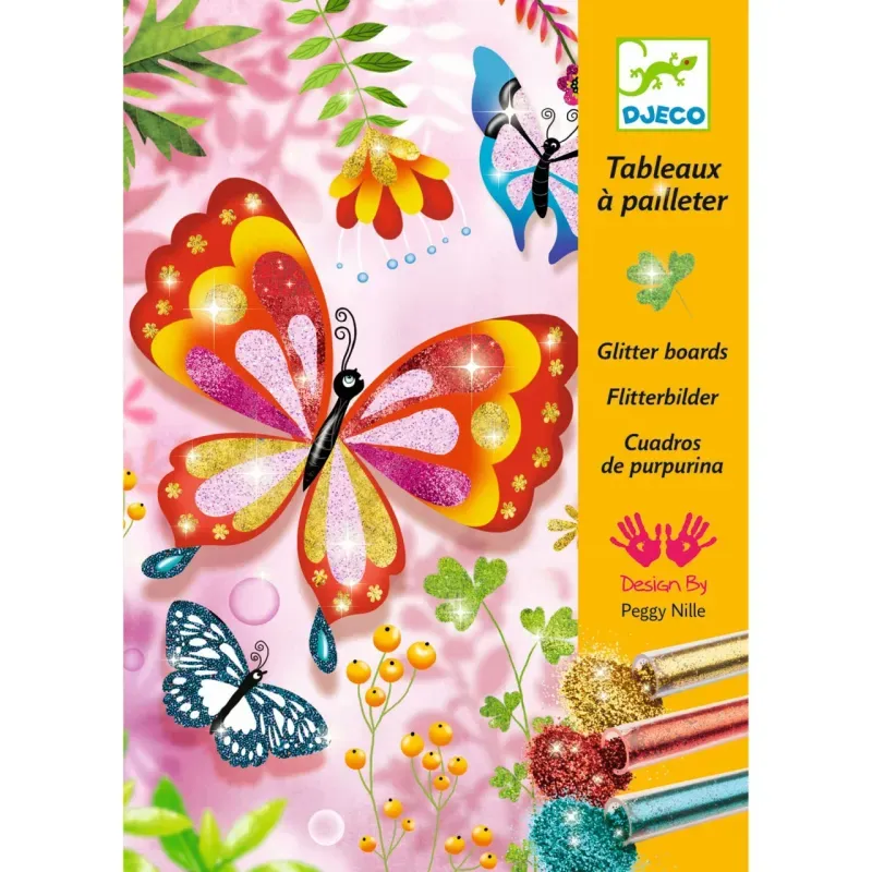 Jucarii, Copii si Bebe - Jucarii si jocuri - Jucarii & jocuri educative - Jocuri si jucarii educative - Joc creativ cu sclipici Fluturi - Infinity.ro