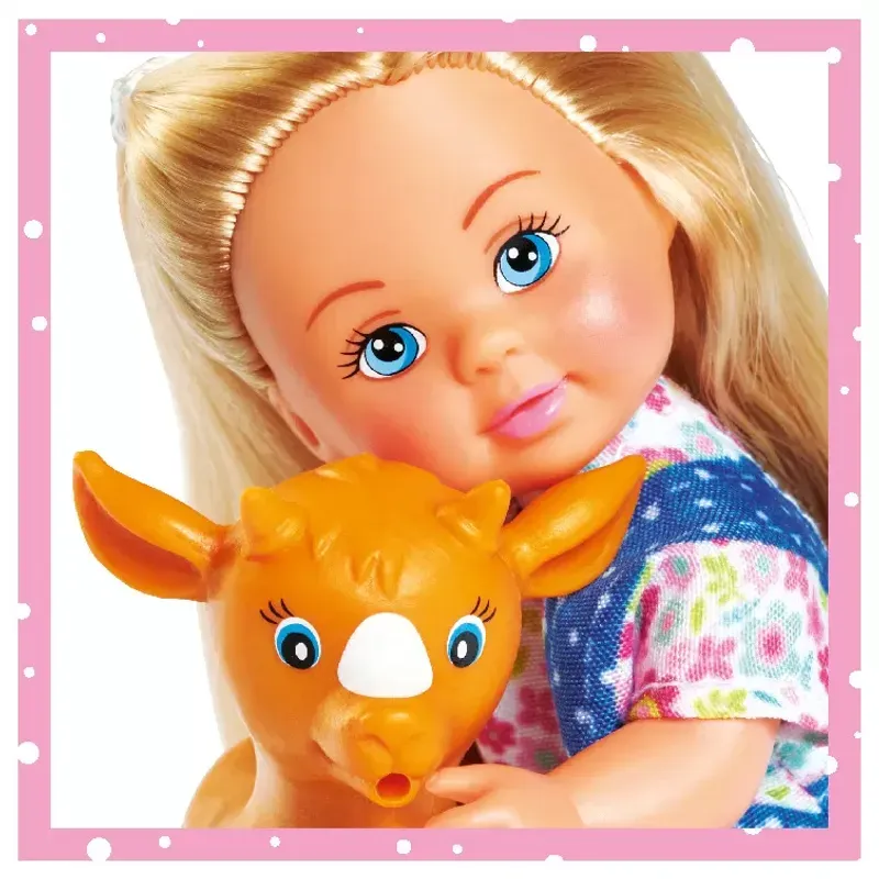 Jucarii, Copii si Bebe - Jucarii si jocuri - Papusi si accesorii - Papusi - Papusa Evi Love Cu Tractor - Infinity.ro