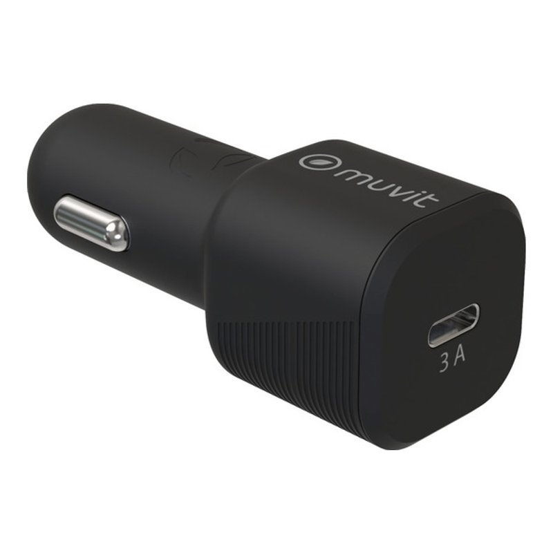 Laptop, Telefoane si Tablete - Telefoane mobile si accesorii - Accesorii Telefoane - Cabluri si adaptoare telefoane - Incarcator auto Muvit, 20W Fast charge, 3.0, 12-24V, 1 x Tip C, Universal - Infinity.ro
