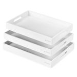 Casa si Gradina - Bucatarie si vesela - Ustensile bucatarie - Tavi servire - Set 3 tavi servire Navaris, din bambus, cu manere, pliabile, 53446.03.02 - Infinity.ro