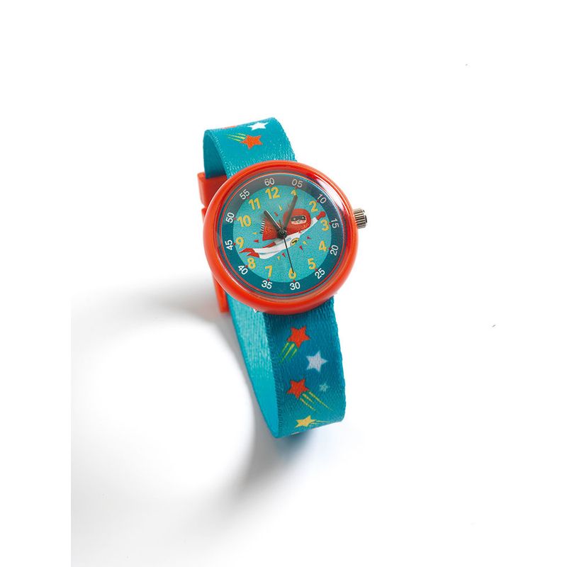 Fashion, accesorii si bijuterii - Copii - Accesorii copii - Bijuterii si ceasuri copii - Ceas de mana Puterea supereroilor, Djeco - Infinity.ro