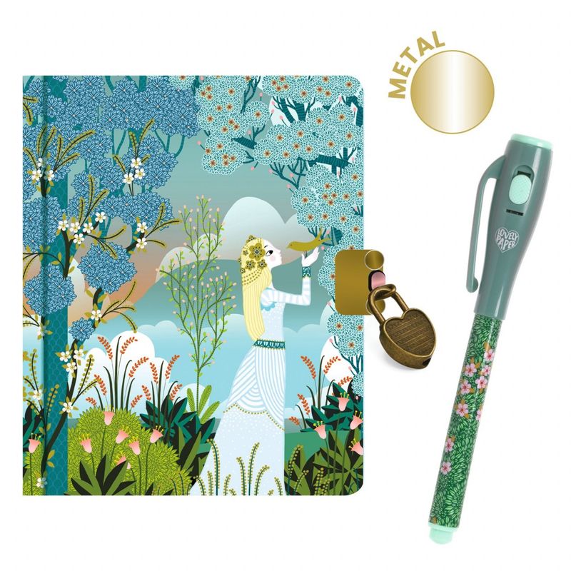Carti si Birotica - Papetarie - Agende si calendare - Jurnale - Micul jurnal secret cu pix magic Charlotte, Djeco - Infinity.ro