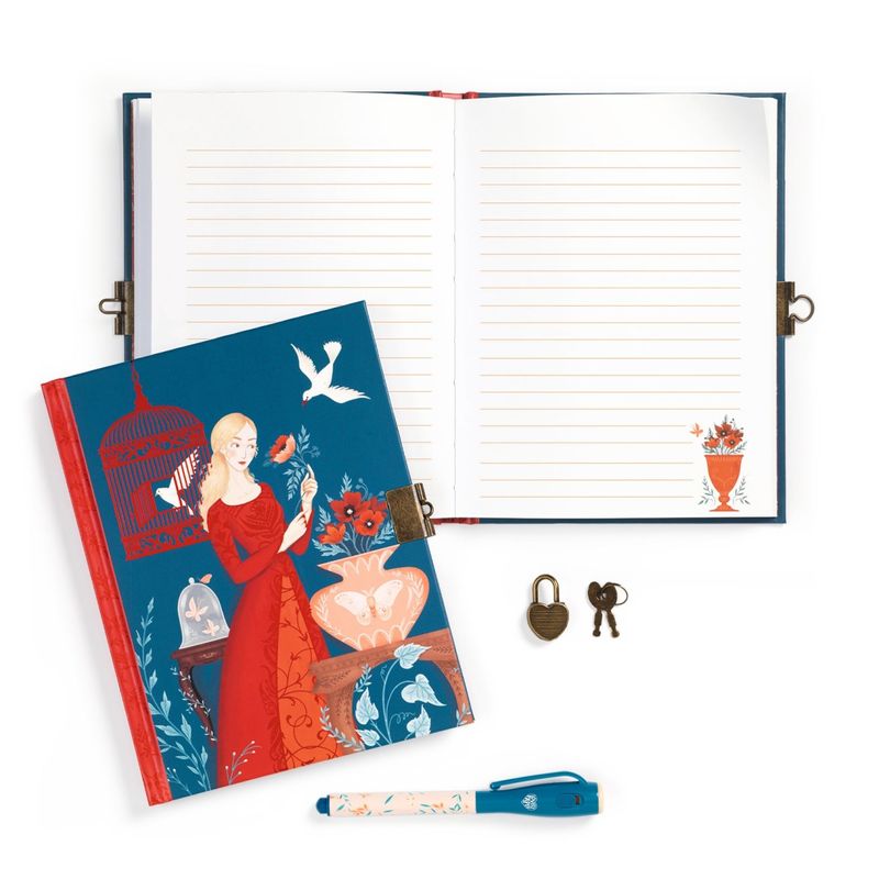Carti si Birotica - Papetarie - Agende si calendare - Jurnale - Jurnal secret cu pix magic Lisa, Djeco - Infinity.ro