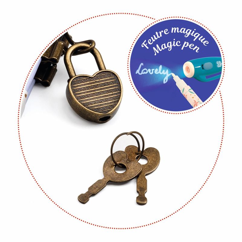 Carti si Birotica - Papetarie - Agende si calendare - Jurnale - Jurnal secret cu pix magic Lisa, Djeco - Infinity.ro