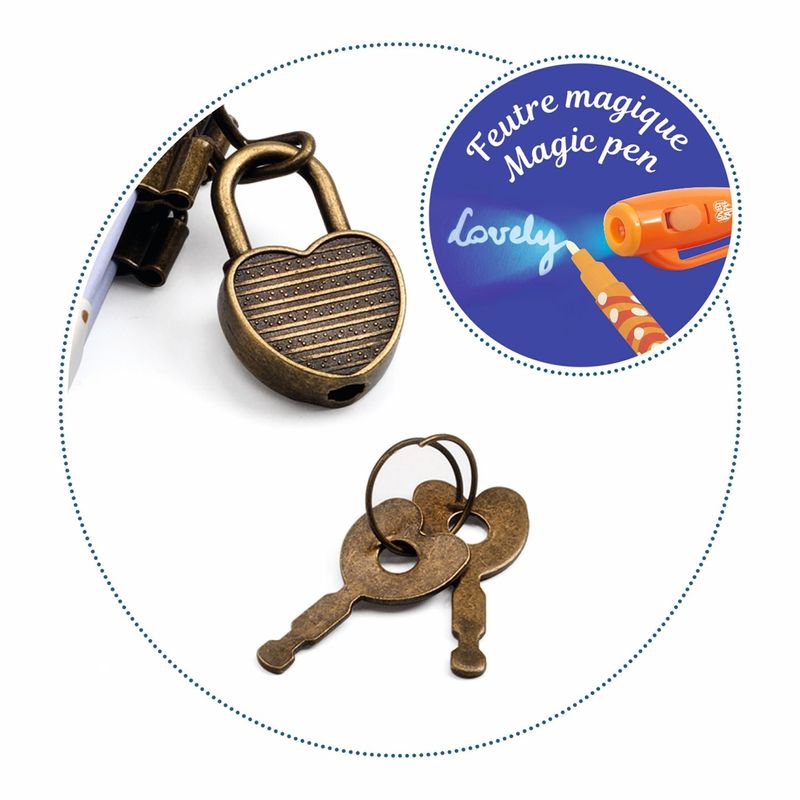 Carti si Birotica - Papetarie - Agende si calendare - Jurnale - Jurnal secret cu pix magic Owen, Djeco - Infinity.ro