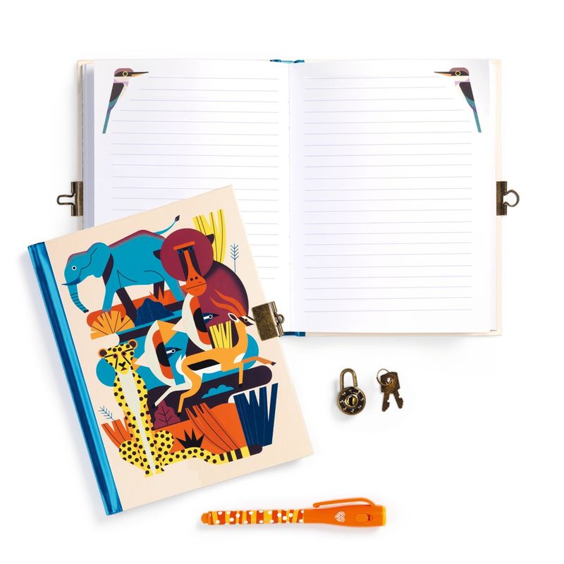 Carti si Birotica - Papetarie - Agende si calendare - Jurnale - Jurnal secret cu pix magic Owen, Djeco - Infinity.ro