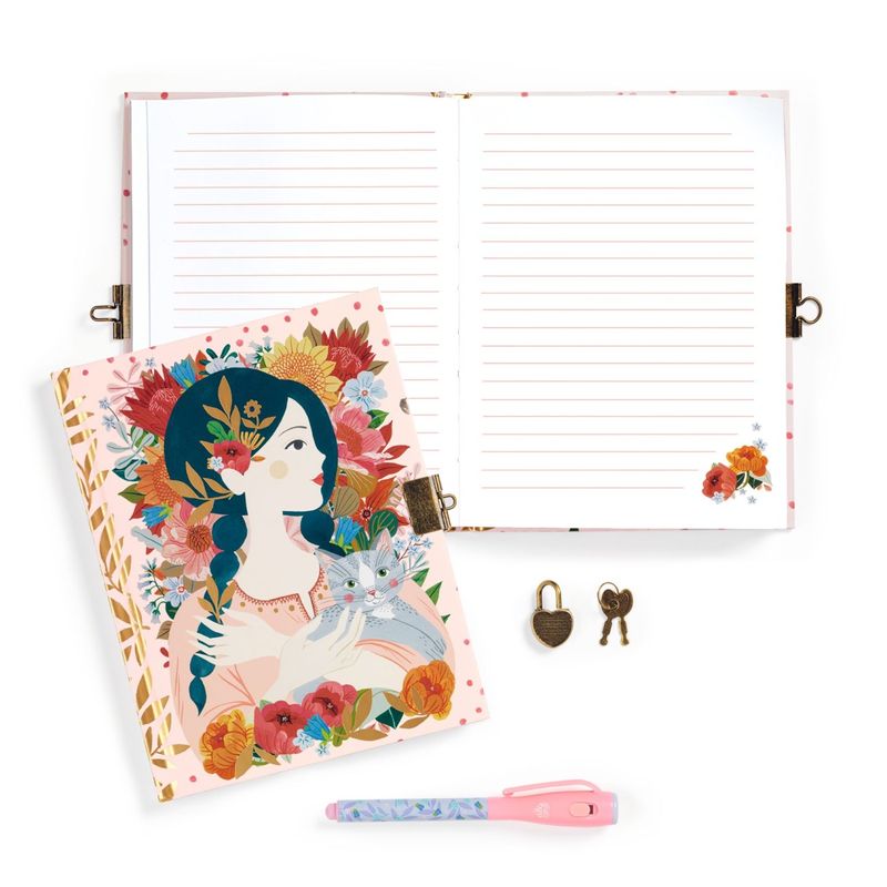 Carti si Birotica - Papetarie - Agende si calendare - Jurnale - Jurnal secret cu pix magic Oana, Djeco - Infinity.ro