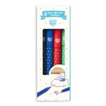 Carti si Birotica - Birotica - Instrumente de scris - Pixuri si stilouri - Set 4 pixuri cu radiera, Djeco - Infinity.ro
