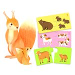 Jucarii, Copii si Bebe - Jucarii si jocuri - Jocuri si puzzle - Puzzle - Puzzle duo asociere mama-pui, Djeco - Infinity.ro