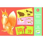 Jucarii, Copii si Bebe - Jucarii si jocuri - Jocuri si puzzle - Puzzle - Puzzle duo asociere mama-pui, Djeco - Infinity.ro