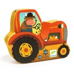 Jucarii, Copii si Bebe - Jucarii si jocuri - Jocuri si puzzle - Puzzle - Puzzle Tractor, Djeco - Infinity.ro