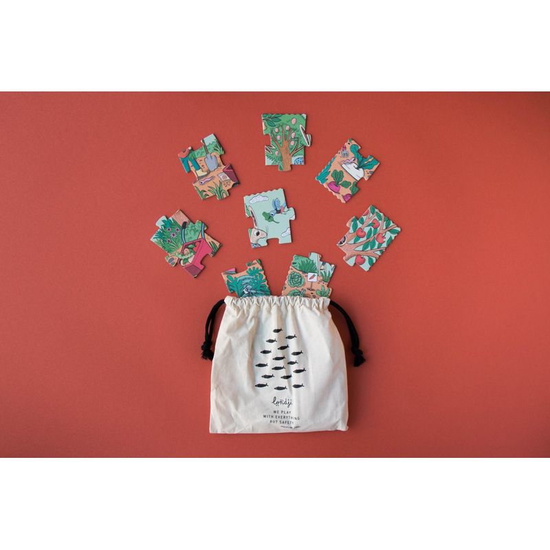 Jucarii, Copii si Bebe - Jucarii si jocuri - Jocuri si puzzle - Puzzle - Puzzle Gradina iepurasilor, Londji - Infinity.ro