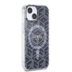 Laptop, Telefoane si Tablete - Telefoane mobile si accesorii - Accesorii Telefoane - Huse telefoane - Husa pentru iPhone 15 Plus - Guess IML GCube MagSafe (GUHMP15MHGCUSTGK) - Negru - Infinity.ro