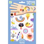 Ingrijire personala si Cosmetice - Ingrijire personala - Ingrijire corp - Tatuaje temporare - Tatuaje Emoji meteo, Djeco - Infinity.ro