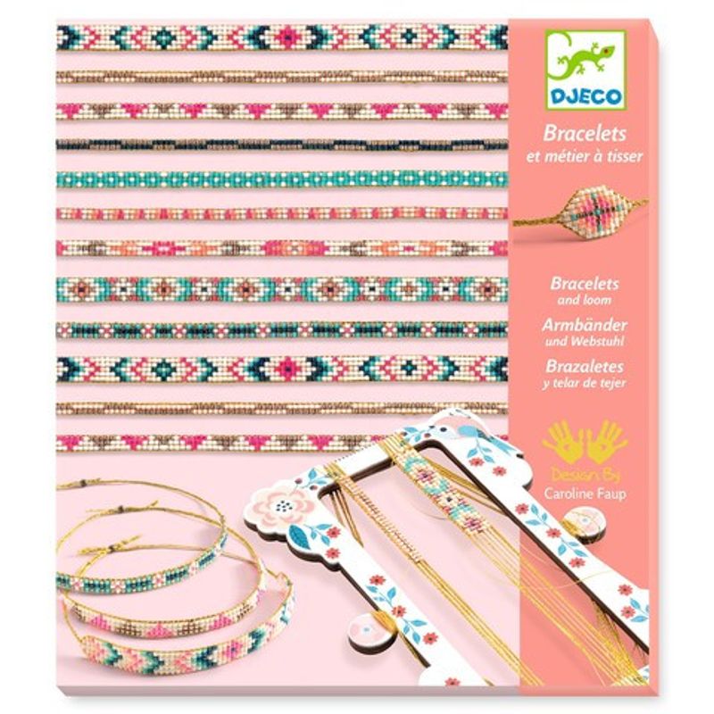 Jucarii, Copii si Bebe - Jucarii si jocuri - Jucarii & jocuri educative - Seturi de artizanat - Atelier de confectionat bratari din margele, djeco - Infinity.ro