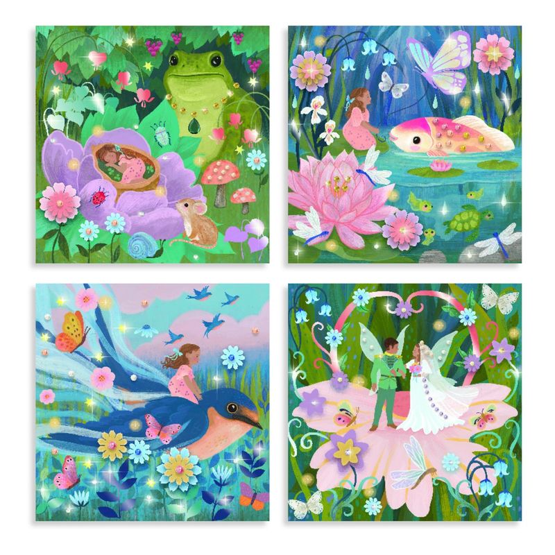 Jucarii, Copii si Bebe - Jucarii si jocuri - Jucarii & jocuri educative - Jocuri si jucarii educative - Joc creativ Thumbelina, djeco - Infinity.ro