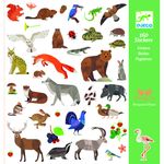 Jucarii, Copii si Bebe - Jucarii si jocuri - Jucarii & jocuri educative - Seturi de artizanat - Abtibilduri fauna europei, djeco - Infinity.ro