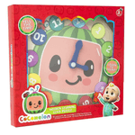 Jucarii, Copii si Bebe - Jucarii si jocuri - Jucarii & jocuri educative - Jocuri si jucarii educative - Ceas educativ din lemn CoComelon, 96-0003 - Infinity.ro