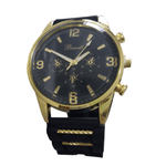 Fashion, accesorii si bijuterii - Barbati - Bijuterii barbati - Ceasuri barbati - Ceas casual barbatesc, bratara din silicon, mecanism quartz, tip display analog, inchidere cu catarama - Infinity.ro