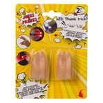 Fashion, accesorii si bijuterii - Copii - Accesorii copii - Bijuterii si ceasuri copii - Set inele cu led, farse, 2 bucati, lumini intense, unisex, plastic - Infinity.ro