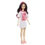 Jucarii, Copii si Bebe - Jucarii si jocuri - Papusi si accesorii - Papusi - Papusa Barbie fashionistas bruneta cu rochita sport - Infinity.ro