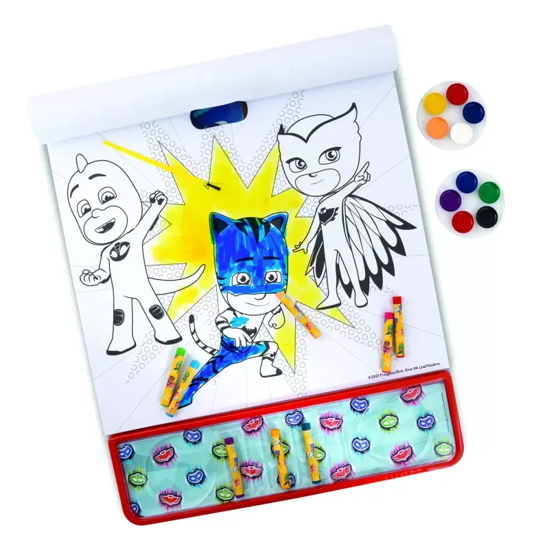 Jucarii, Copii si Bebe - Jucarii si jocuri - Jucarii & jocuri educative - Seturi pictura si desen - Set pentru desen 4 in 1 Giga Block, Eroi In Pijamale - Infinity.ro