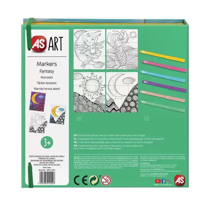 Jucarii, Copii si Bebe - Jucarii si jocuri - Jucarii & jocuri educative - Seturi pictura si desen - Set de desen O Lume de fantezie, Carioci - Infinity.ro