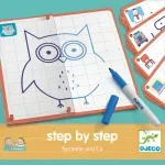 Jucarii, Copii si Bebe - Jucarii si jocuri - Jucarii & jocuri educative - Seturi pictura si desen - Joc Eduludo Deseneaza pas cu pas Simetrie - Infinity.ro