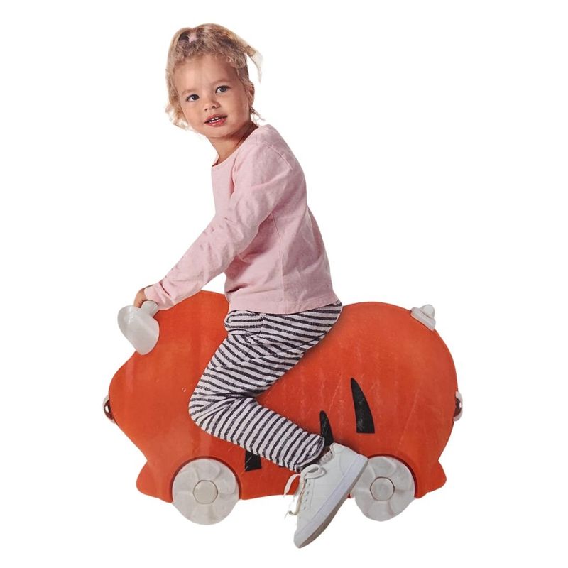 Sport si Outdoor - Articole de voiaj - Trolere - Troller Copii Tip Tigru – Valiza Ride-On cu Design Jucaus, Cabin Approved, 52x21x32 cm - Infinity.ro