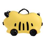 Sport si Outdoor - Articole de voiaj - Trolere - Troller Copii Tip Albina – Valiza Ride-On de Calatorie, Cabin Approved, 52x21x32 cm - Infinity.ro