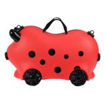 Sport si Outdoor - Articole de voiaj - Trolere - Troller Copii Tip Buburuza – Ride-On Valiza de Calatorie, Cabin Approved, 52x21x32 cm - Infinity.ro