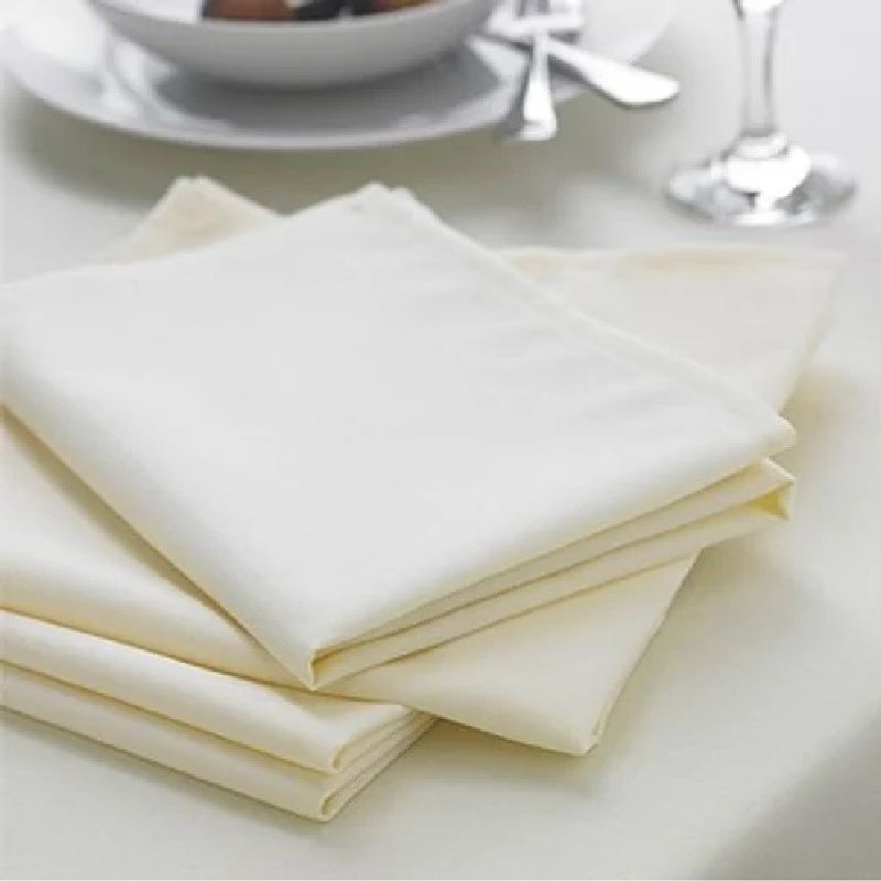Casa si Gradina - Textile si covoare - Textile bucatarie - Servete si naproane - Set 10 Servetele masa Kotonia Home Hotel, 100% bumbac, creton, dimensiunea 40x40 cm, ivoire - Infinity.ro