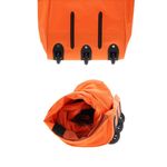 Sport si Outdoor - Articole de voiaj - Genti voiaj - Geanta de Voiaj Pliabila cu Roti, ProWorld – 110 Litri, 80x32x37 cm, Portocaliu Neon - Infinity.ro