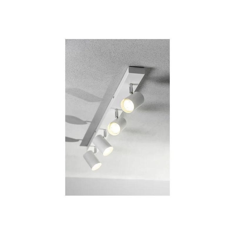 Casa si Gradina - Corpuri si surse de iluminat - Plafoniere, aplice si spoturi - Spot Veneto, orientabil, 4xGU10, alb, IP20, GTV - Infinity.ro