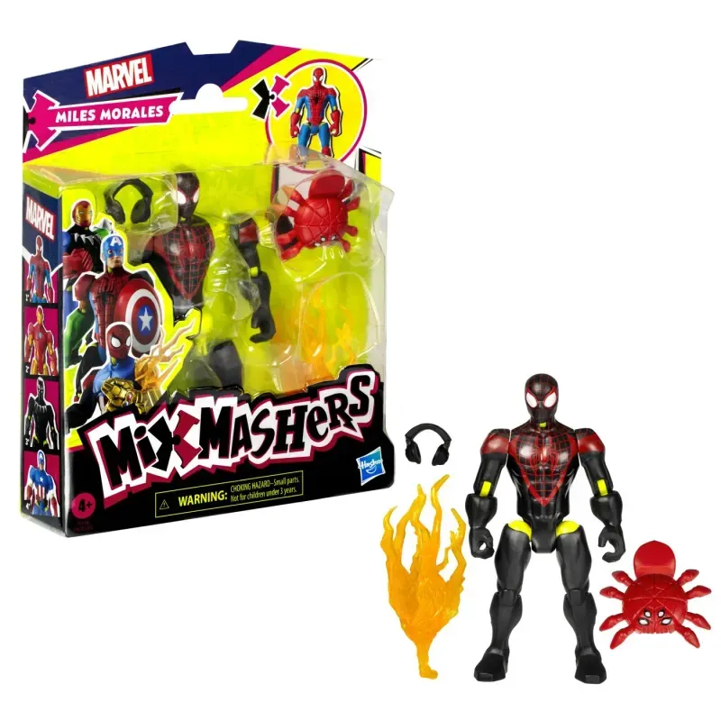 Jucarii, Copii si Bebe - Jucarii si jocuri - Figurine - Marvel Avengers Mix Mashers Figurina Miles Morales 12cm - Infinity.ro