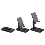 Laptop, Telefoane si Tablete - Telefoane mobile si accesorii - Accesorii Telefoane - Suport si docking telefoane - Suport de birou Universal pentru Telefon sau Tableta Pliabil si Portabil Borofone BH27 Superior - Negru - Infinity.ro