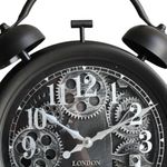 Casa si Gradina - Decoratiuni - Ceasuri - Ceas de Masa cu Mecanism Decorativ Movement, Vintage Industrial, 40x30 cm – Negru Mat - Infinity.ro