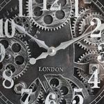 Casa si Gradina - Decoratiuni - Ceasuri - Ceas de Masa cu Mecanism Decorativ Movement, Vintage Industrial, 40x30 cm – Negru Mat - Infinity.ro