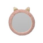 Casa si Gradina - Decoratiuni - Oglinzi - Oglinda decorativa, pentru camera copilului, model pisicuta, 31 cm, culoarea roz - Infinity.ro