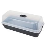 Casa si Gradina - Gradinarit si plante - Sere si solarii - Mini Sera Profesionala cu Capac si Aerisire Reglabila – 53x23x20 cm, Ideala pentru Rasaduri si Seminte - Infinity.ro