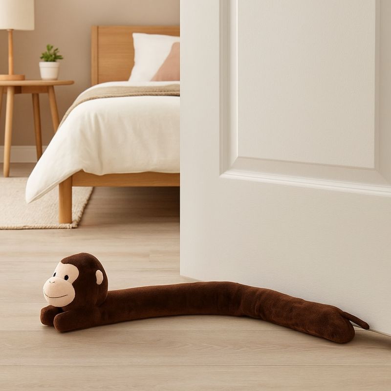 Casa si Gradina - Constructii - Usi interior, exterior si garaj - Accesorii usi - Opritor usa, in forma de animalut maimuta, 90 cm - Infinity.ro