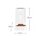 Petshop - Accesorii petshop - Castroane si adapatori - Adapator automat hrana pentru animale de companie, Healthy Pet, Gonga® Alb - Infinity.ro