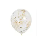 Casa si Gradina - Decoratiuni - Decoratiuni petrecere - Baloane - Set 4 baloane cu confetii, Gonga® Multicolor - Infinity.ro