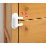 Casa si Gradina - Constructii - Usi interior, exterior si garaj - Accesorii usi - Dispozitiv de blocare a manerelor usilor si geamurilor, Gonga® Alb - Infinity.ro