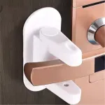 Casa si Gradina - Constructii - Usi interior, exterior si garaj - Accesorii usi - Dispozitiv de blocare a manerelor usilor si geamurilor, Gonga® Alb - Infinity.ro