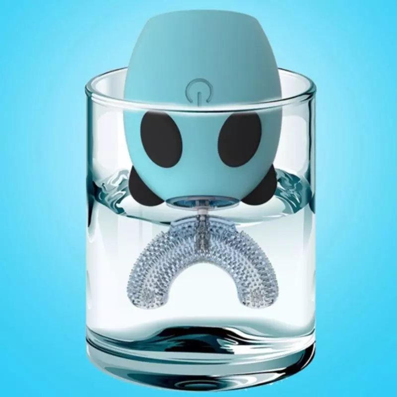 Ingrijire personala si Cosmetice - Igiena dentara - Periute de dinti electrice - Periuta de dinti sonica electrica pentru copii, Gonga® Albastru - Infinity.ro