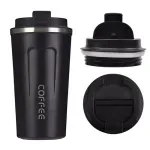 Casa si Gradina - Bucatarie si vesela - Accesorii bar - Termosuri si Cani termos - Termos pentru pastrarea bauturilor calde, Gonga® Negru - Infinity.ro