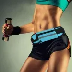 Sport si Outdoor - Echipament Sportiv - Accesorii echipament sportiv - Genti si borsete fitness - Centura de alergare cu buzunar si depozitare, Gonga® Albastru - Infinity.ro