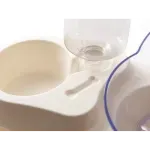 Petshop - Accesorii petshop - Castroane si adapatori - Castron pentru animale de companie cu dozator de apa, transparent, Gonga® Transparent - Infinity.ro